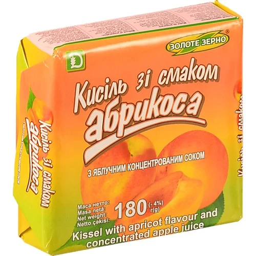 Кисіль Золоте зерно 180г абрикос