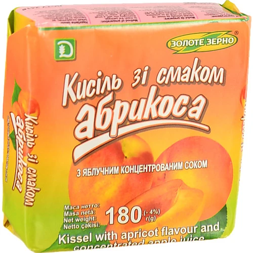 Кисіль Золоте зерно 180г абрикос