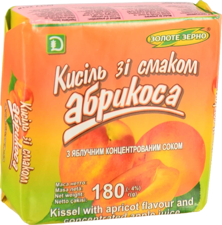 Кисіль Золоте зерно 180г абрикос