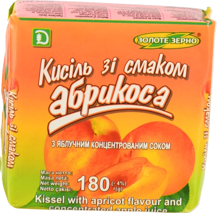 Кисіль Золоте зерно 180г абрикос