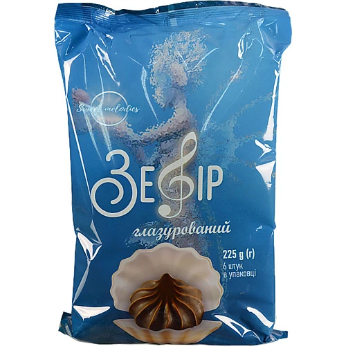 Зефір Sweet Melodies 225г глазурований