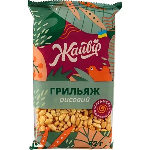 Грильяж Грильяжик рисовий Жайвір м/у 62г