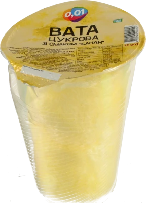 Вата солодка 0.01 15г смак банану