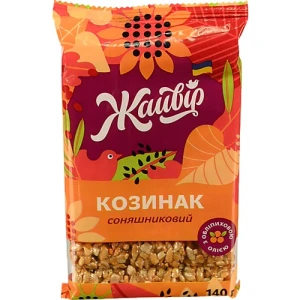 Козинак соняшниковий з обліпиховою олією Жайвір 140г
