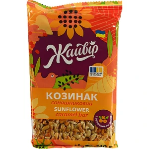 Козинак соняшниковий з обліпиховою олією Жайвір 140г