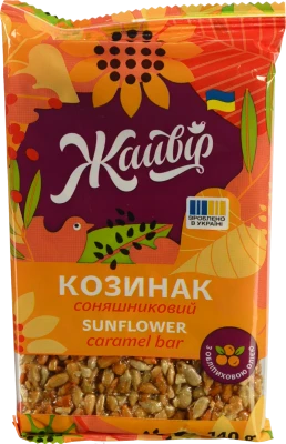 Козинак соняшниковий з обліпиховою олією Жайвір 140г