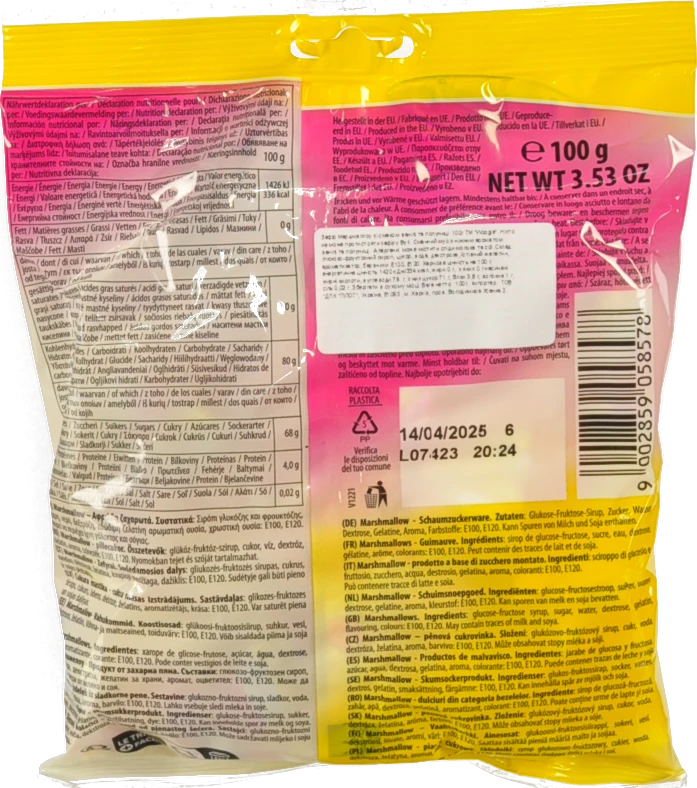 Маршмеллоу Woogie 100г ванілін полуниця