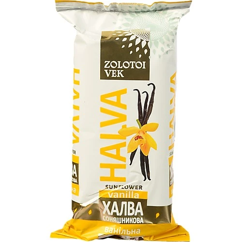 Халва соняшникова ванільна Zolotoi Vek 270г