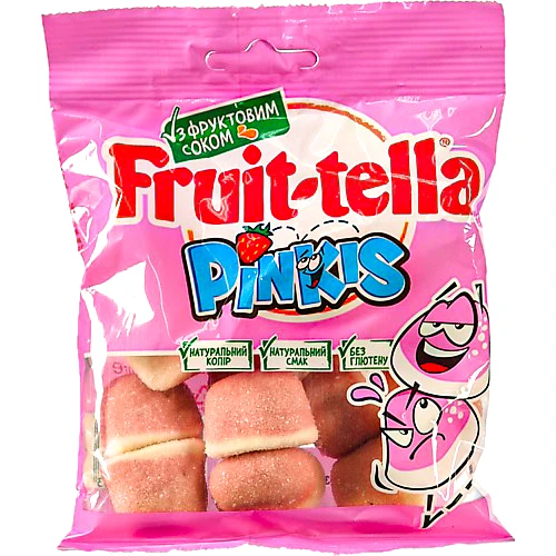 Мармелад жувальний Pinkis Fruit-tella м/у 90г