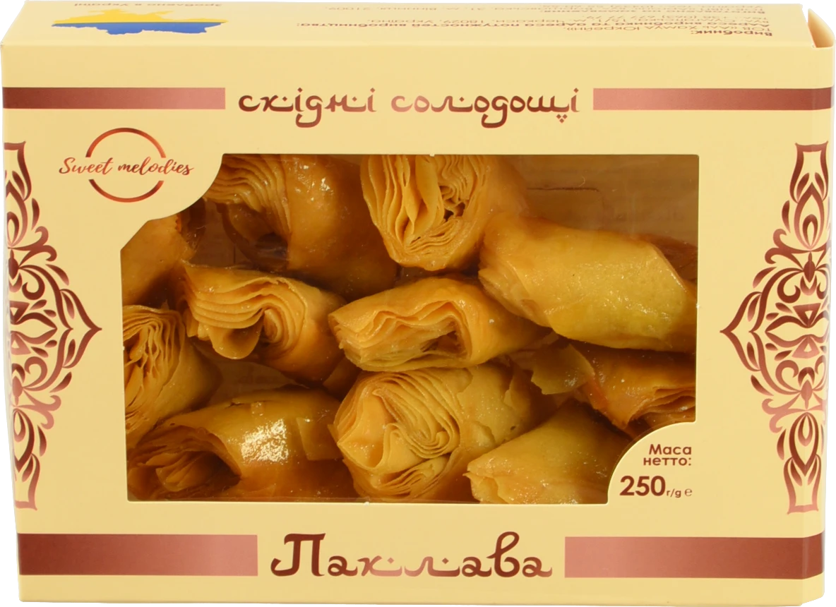 Пахлава Sweet melodies 250г медова
