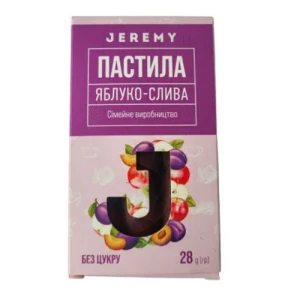 Пастила Jeremy 28г яблуко слива