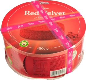 Торт бісквітний Red Velvet Tarta к/у 450г