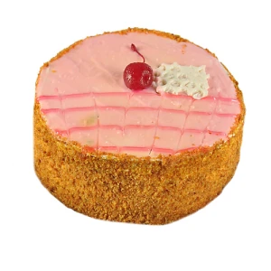 Торт медовик з вишнею