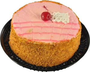 Торт медовик з вишнею