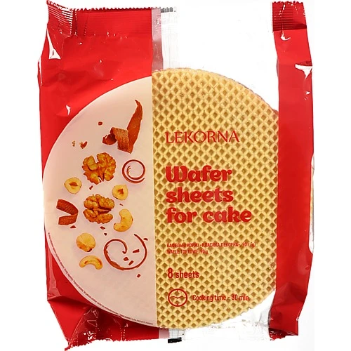 Коржі вафельні для торта Класика Lekorna м/у 90г