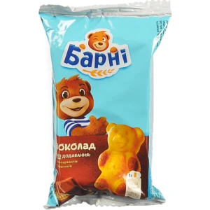 Тістечко бісквітне Шоколад Барні м/у 30г