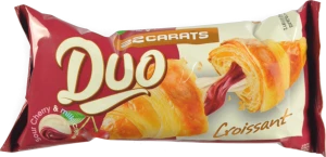 Круасан 22 Carats 80г duo з вишнево-молочною начинкою