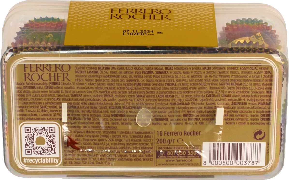 Цукерки Рошер 200г т- 16