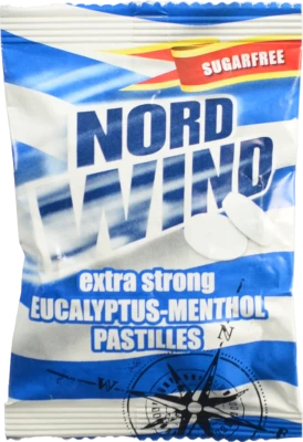 Цукерки Нордвiнд 25г евкалiпт та ментол