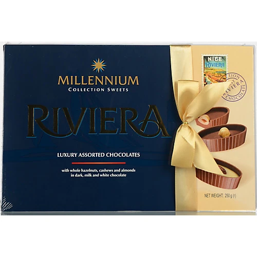Шоколадні цукерки асорті Riviera Millennium 250г