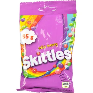 Драже жувальні в різнокольоровій цукровій оболонці Wild Berry Skittles м/у 95г