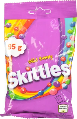 Драже жувальні в різнокольоровій цукровій оболонці Wild Berry Skittles м/у 95г