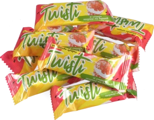 Цукерки Добробут Twisti полуниця вершки
