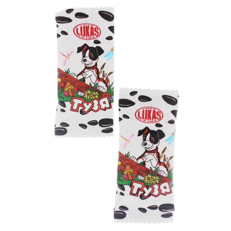 Цукерки глазуровані кондитерською глазур'ю з молочно-грильяжним корпусом Тузя Lukas кг