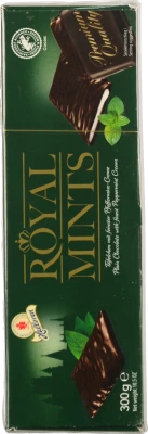 Цукерки з темного шоколаду Royal Mints 300гр мята