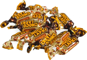 Цукерки глазуровані Choco lapki Roshen м/у 1кг