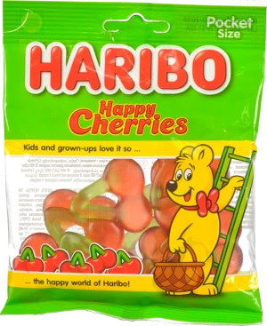 Цукерки желейні неглазуровані Happy cherries Haribo м/у 80г