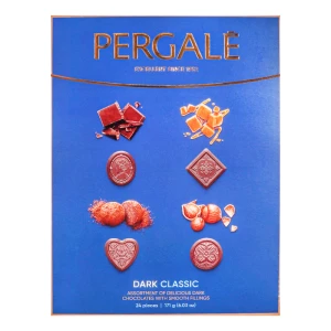 Цукерки Pergale 171г асорті темний шоколад classic