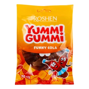 Желейні цукерки Funny Cola Yummi Gummi Roshen (70г)