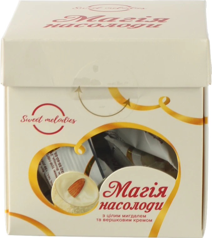 Цукерки Sweet melodies 160г магія насолоди мигдаль