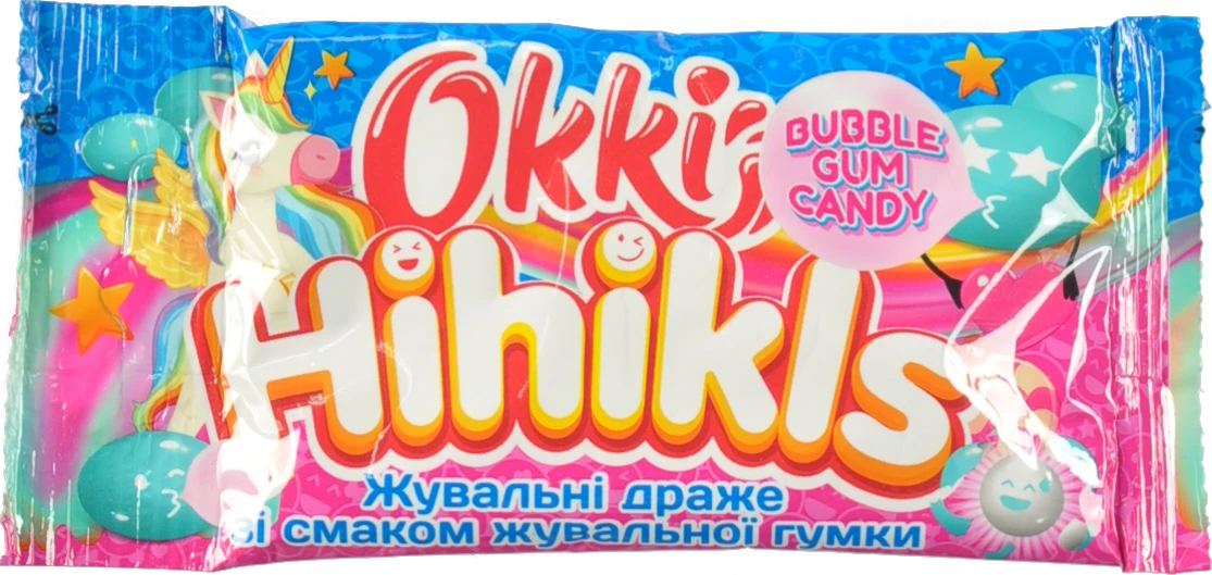 Драже Okki 25г hihikls buble gum купити в Одесі за низькою ціною