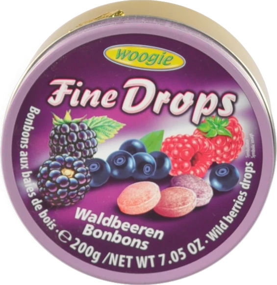 Цукерки Woogie Fine Drops Дикі Ягоди - 200г
