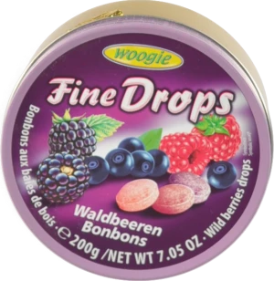 Цукерки Woogie Fine Drops Дикі Ягоди - 200г