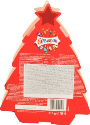 Набір цукерок та печива Новорічна ялинка Celebrations к/у 215г
