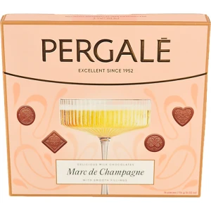 Цукерки Pergale 114г асорті молочний шоколад шампанське