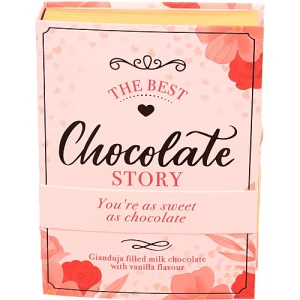 Молочний шоколад Beckys 90г ваніль наповнювачем gianduja book of love hearts.