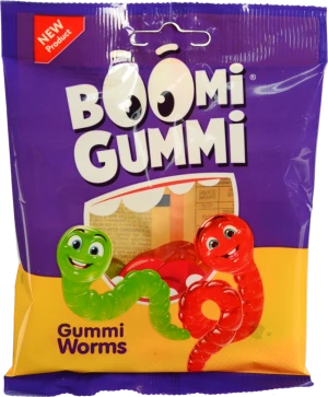 Цукерки желейні Boomi Gummi Worms 70г