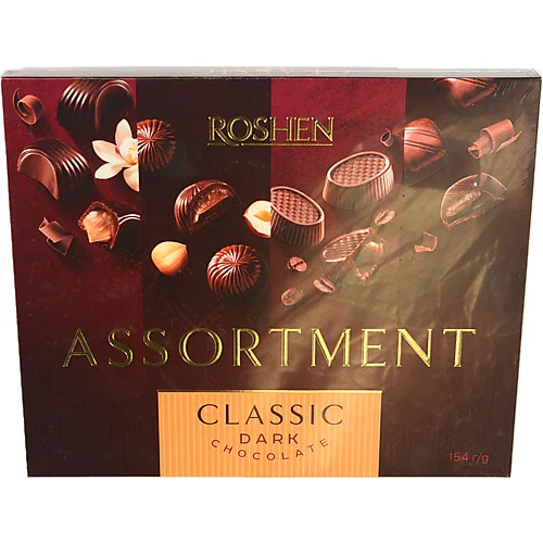 Цукерки шоколадні Classic Assortment Roshen к/у 154г