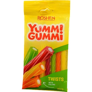 Цукерки желейні Roshen Yummi Gummi Twists 70г купити в Одесі за