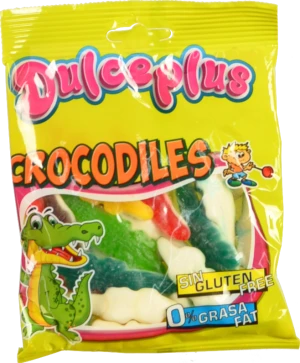 Цукерки жувальні Crocodiles Dulceplus м/у 100г