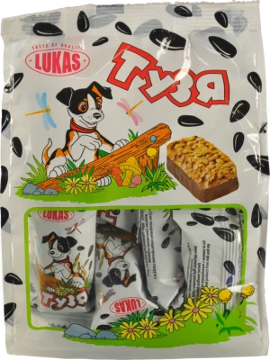 Цукерки глазуровані Тузя Lucas м/у 180г