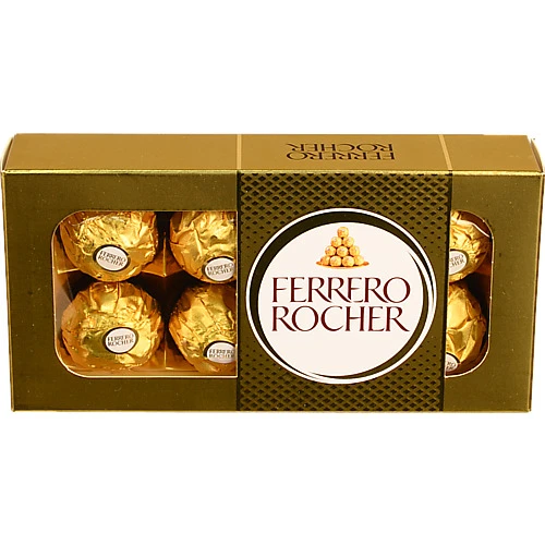 Цукерки вафельнi в молочному шоколаді з лісовими горіхами Ferrero Rocher к/у 100г