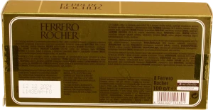 Цукерки вафельнi в молочному шоколаді з лісовими горіхами Ferrero Rocher к/у 100г
