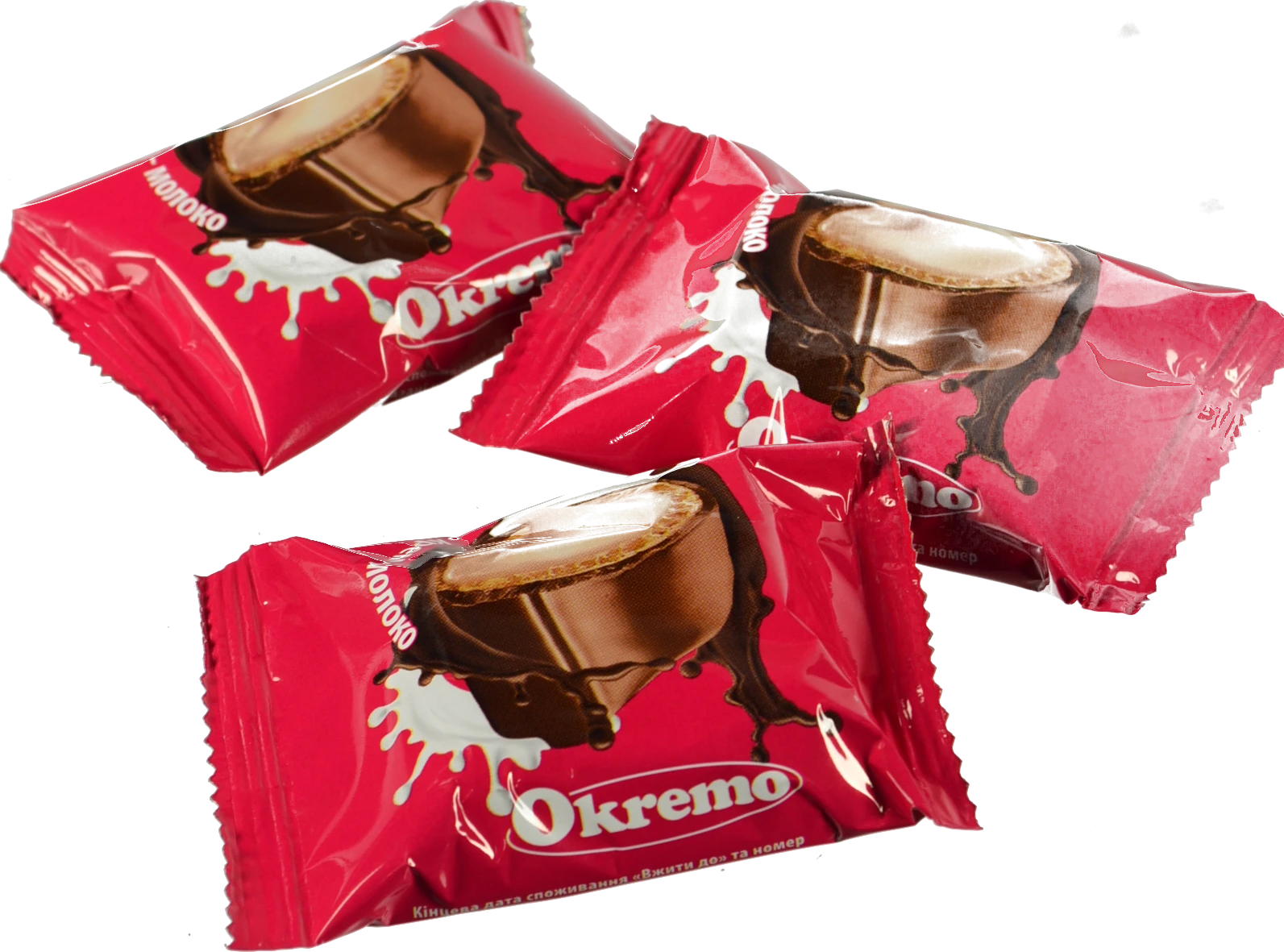 Цукерки Okremo вафельні крем молоко