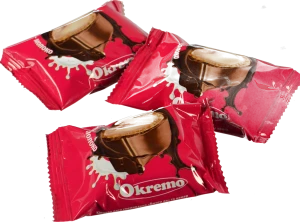 Цукерки Okremo вафельні крем молоко