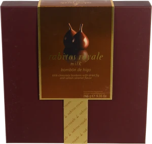 Інжир Rabitos Royale 265г молочний шоколад
